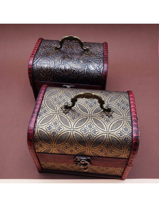 Ahşap Deri Sandık Kutusu