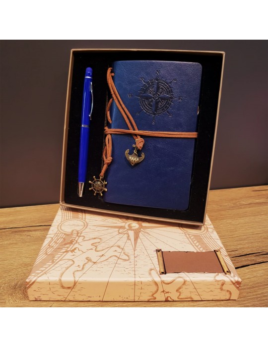 Pusula Defter Ve Tükenmez Kalem Set