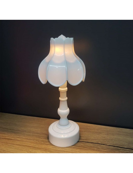 Pilli Dekoratif Abajur Masa Lambası