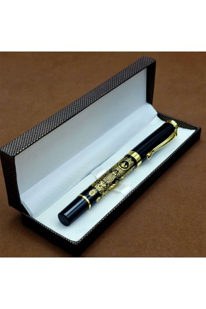 Kutulu Osmanlı Tuğralı Metal Kalem