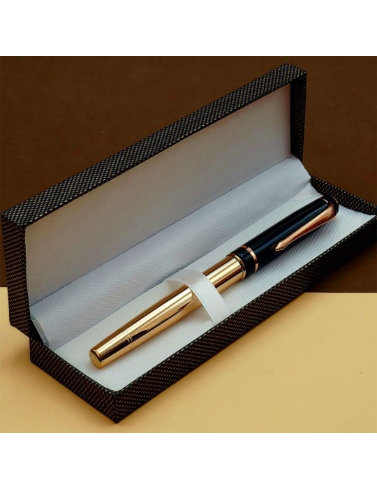 Öğretmenler Günü Hediyesi Kutulu Kalem Gold Siyah