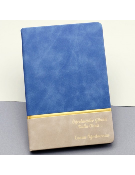 Öğretmene Özel Hediyelik Defter Mavi