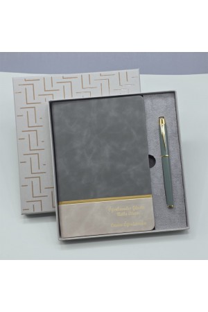 Öğretmenler Gününe Özel Deri Defter Ve Kalem Set Öğretmenler Gününe Özel Deri Defter Ve Kalem Set