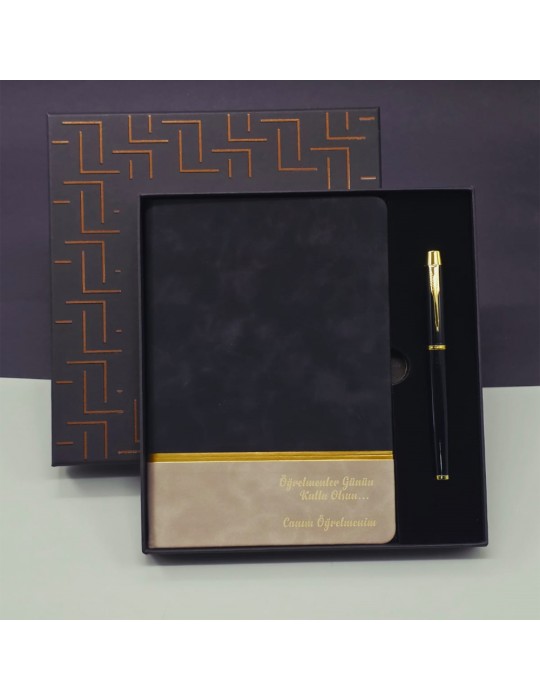 Öğretmenler Günü Hediyesi - Defter - Kalem Seti