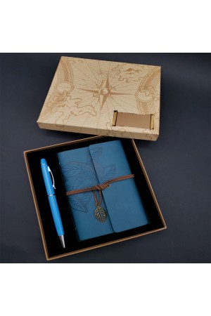 Defter Kalem Mavi Set Defter Kalem Mavi Set