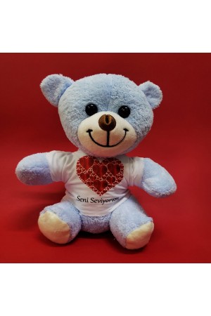 Seni Seviyorum Yazılı Tişörtlü Ayıcık Seni Seviyorum Yazılı Tişörtlü Ayıcık