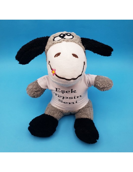 Eşek Tepsin Seni Tişörtlü Oyuncak Eşek