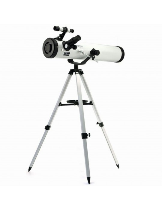 76 x 700 Profesyonel Aynalı Uzay Teleskopu Beyaz