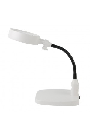 Masaüstü 10X Led Işıklı Büyüteç Okuma El Sanatları Onarım Büyüteç 7765