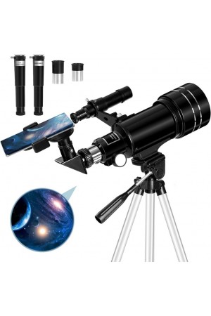 Güçlü Az 30070 HD Profesyonel Astronomik Teleskop Güçlü Az 30070 HD Profesyonel Astronomik Teleskop