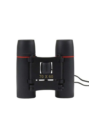 70x60 Cepte taşımalı Kauçuk kaplamalı Mini Dürbün Siyah