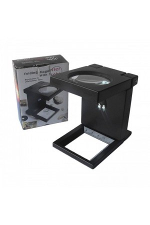 Katlanır Plastık Led Işıklı Test Cıhazı Büyüteç 2.5X90Mm