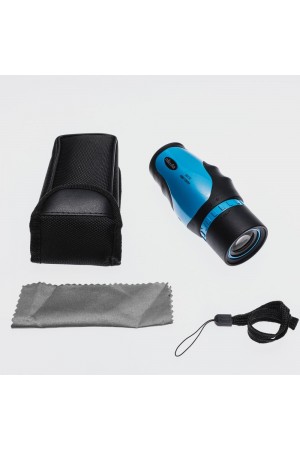 30X30 Tek Gözlü Ayarı Gerektirmeyen Perma Focus Otomatık Netleme Dürbün Mavi