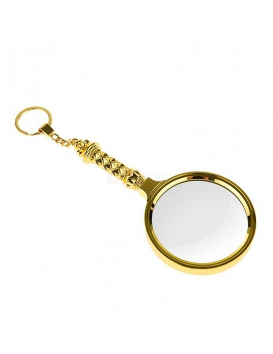 X90Mm Tüm Metal Altın Renkli Hediye Büyüteç Optik Lensler Ile Çinko Alaşım Metal Çerçeve