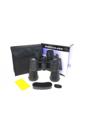 100X100 Kauçuk Kaplamalı Mavı Cam Mercekli Dürbün 56M/1000M