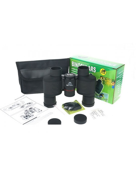 10X30 Mavı Mercekli Kauçuk Kaplamalı Kamp Dürbün