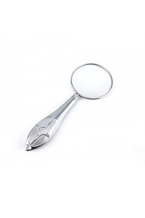 Gümüş Renkli 5x - 45 Mm Zarif Işlemeli Özel Tasarlanmış Büyüteç MG18155-8 Gümüş Renkli 5x - 45 Mm Zarif Işlemeli Özel Tasarlanmış Büyüteç MG18155-8