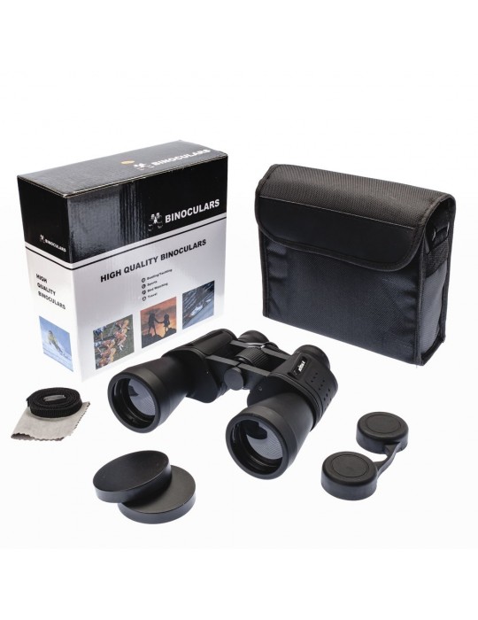 10×50 – Geniş Ön Mercekli Profesyonel El Dürbünü – 1000M/56M – Siyah