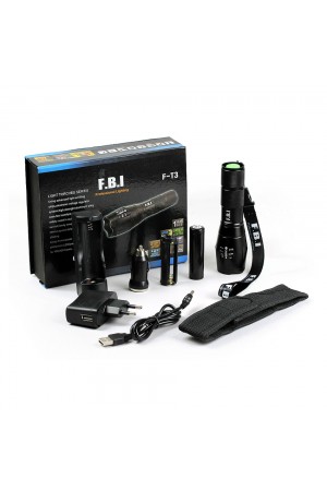 F.B.I F-T3 Su Geçirmez Alüminyum Oksidiyon Şarjlı El Feneri F.B.I F-T3 Su Geçirmez Alüminyum Oksidiyon Şarjlı El Feneri
