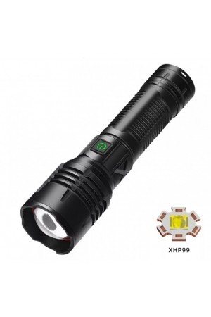 F-38 Yüksek Güç Ultra Spot Uzun Menzilli El Feneri Şarj Edilebilir LED Güçlü El Fener Aydınlatma