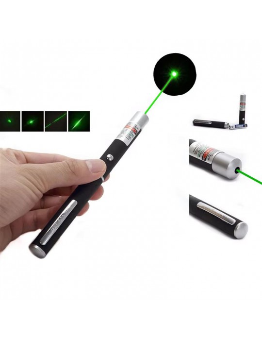 10 Km Menzilli Tek Başlıklı Pilli Yeşil Lazer Uzun Menzil Kutulu Siyah