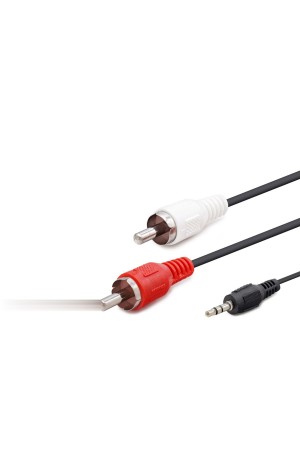 3.5 Mm To 2Rca Kablo 2Lıne 1.5M Siyah HDX1042
