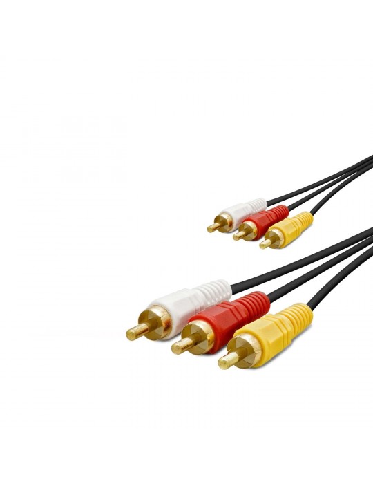 3 RCA Kablo Gold 3M Siyah HDX1051