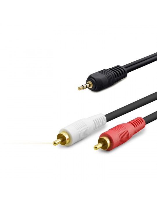 3.5 Mm To 2Rca Kablo 2Lıne Gold 5M Siyah HDX1060