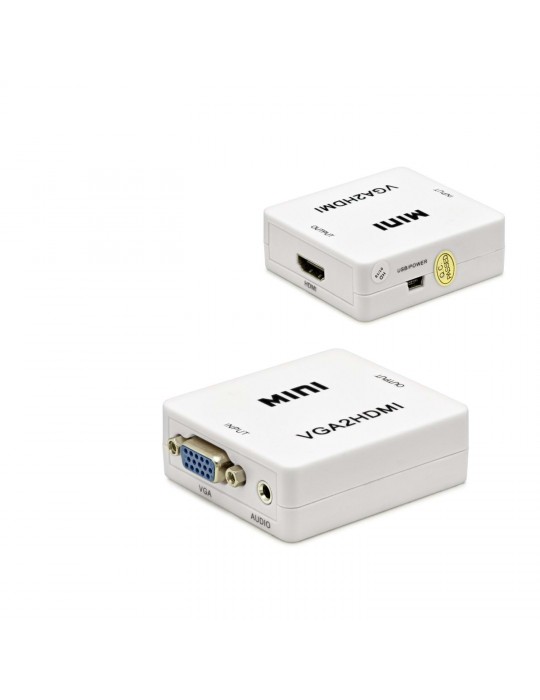 Vga To Hdmı Çevirici 1080P Full Hd Beyaz HDX1283
