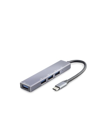 Type-C Hub 4*Usb3.0 Gri HDX7043