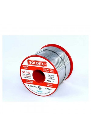 60-40 Lehim Teli 500 Gr 0.50 mm - Sn:60 / Pb:40