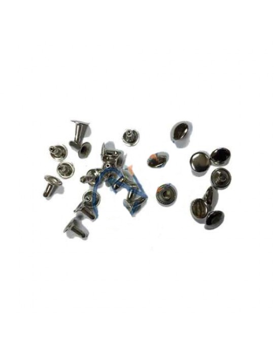 Rivet Perçin - 12mm, Nikel, 1000 Adet