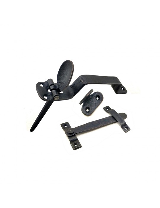 Antika Tarz Dekoratif Pirinç Şipşak Kapı Kolu - Oksit