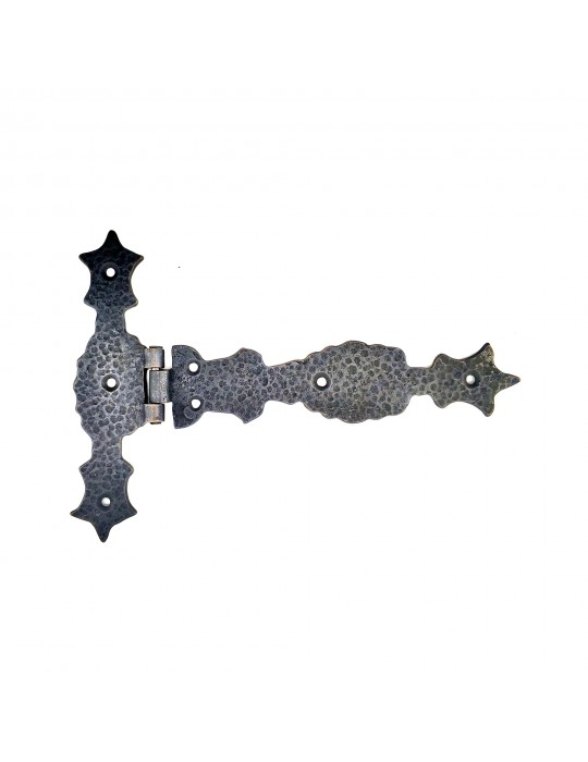 Antika Tarz Dekoratif Pirinç Kuyruklu Zambak Menteşe - 175x248 mm, Oksit