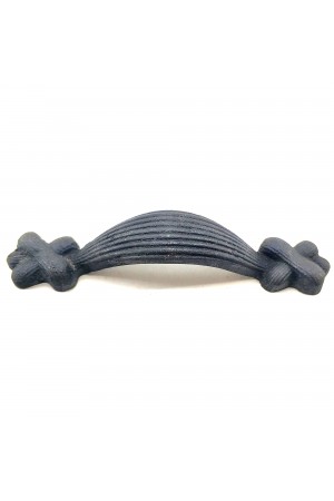 Antika Tarz Dekoratif Pirinç Örgü Mobilya Kulbu - 22x120 mm, Oksit Antika Tarz Dekoratif Pirinç Örgü Mobilya Kulbu - 22x120 mm, Oksit