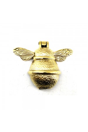 Antika Tarz Dekoratif Pirinç Arı Kapı Tokmağı, Taktak - Küçük,123x150mm, Sarı Antika Tarz Dekoratif Pirinç Arı Kapı Tokmağı, Taktak - Küçük,123x150mm, Sarı