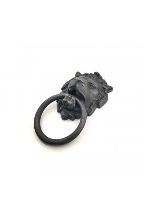 Antika Tarz Dekoratif Pirinç Aslan Kapı Tokmağı, Taktak - 102x130 mm, Oksit Antika Tarz Dekoratif Pirinç Aslan Kapı Tokmağı, Taktak - 102x130 mm, Oksit