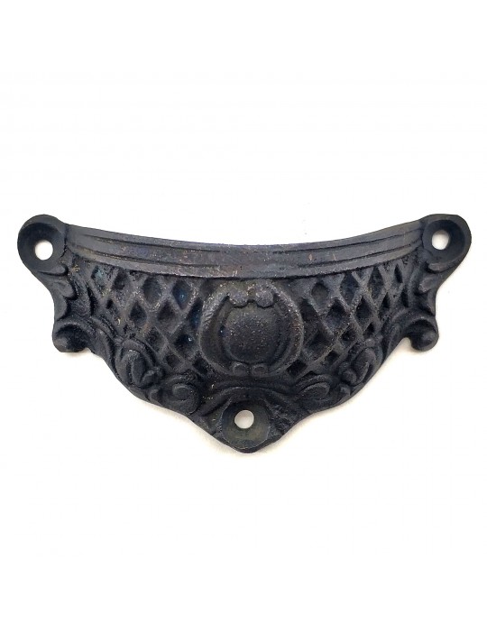 Antika Tarz Dekoratif Pirinç Anıt Tas Mobilya, Çekmece Kulbu - 48x90 mm, Oksit