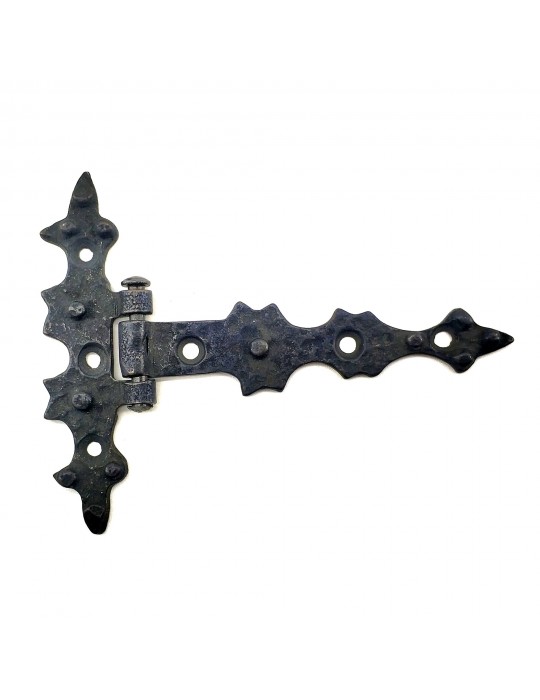 Antika Tarz Dekoratif Pirinç Yıldız Kuyruklu Menteşe - 85x110 mm, Oksit