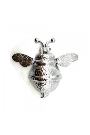 Antika Tarz Dekoratif Pirinç Arı Kapı Tokmağı, Taktak - Büyük, 163x150mm, Nikel Antika Tarz Dekoratif Pirinç Arı Kapı Tokmağı, Taktak - Büyük, 163x150mm, Nikel