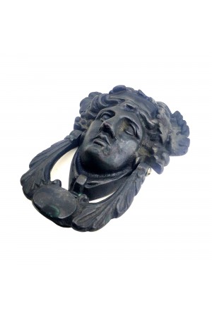 Antika Tarz Dekoratif Pirinç Sezar Kapı Tokmağı, Taktak - Oksit Antika Tarz Dekoratif Pirinç Sezar Kapı Tokmağı, Taktak - Oksit