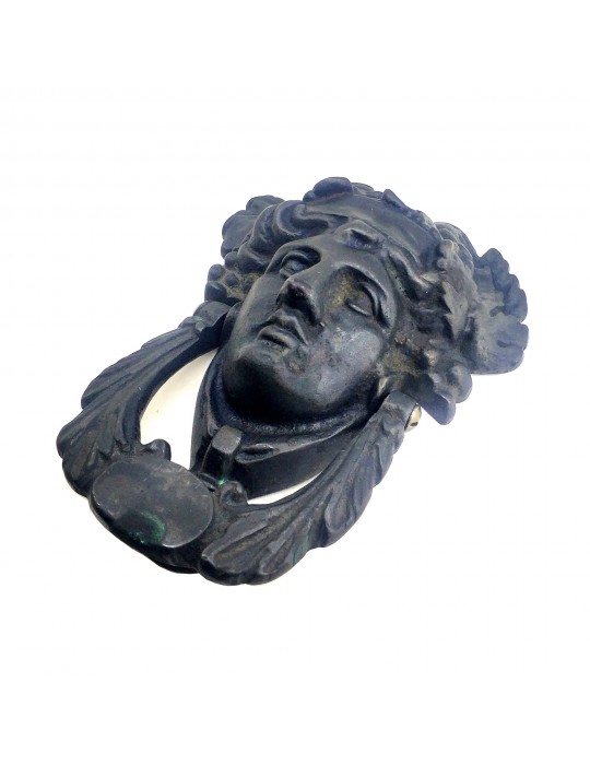 Antika Tarz Dekoratif Pirinç Sezar Kapı Tokmağı, Taktak - Oksit