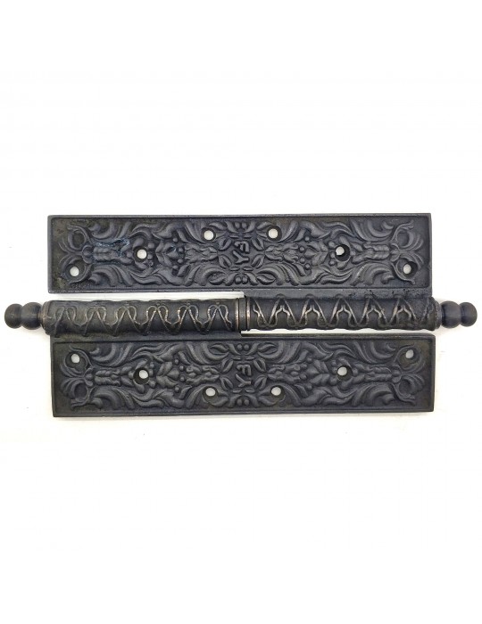 Antika Tarz Dekoratif Pirinç Lüks Okka Menteşe - 20cm, Oksit