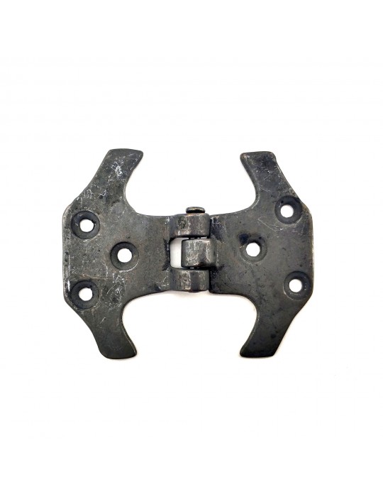 Antika Tarz Dekoratif Pirinç Fit Menteşe - 67 mm, Oksit