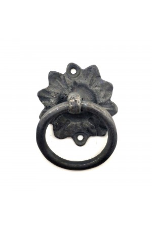 Antika Tarz Dekoratif Pirinç Çiçek Mobilya Kulbu, Kapı Kilit Halkası - 50mm, Oksit Antika Tarz Dekoratif Pirinç Çiçek Mobilya Kulbu, Kapı Kilit Halkası - 50mm, Oksit