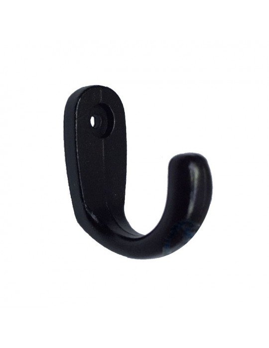 Büyük Tekli Fincan Askı, Dekor Askısı - Siyah, 100 Adet, 12x23x30 mm