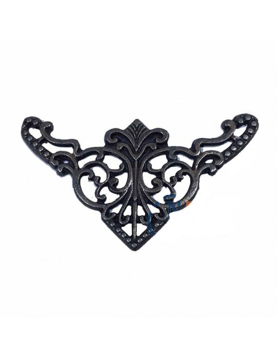 Dekoratif Köşe Süsü, Köşelik - Büyük, 31x55mm, Eskitme, 100 Adet