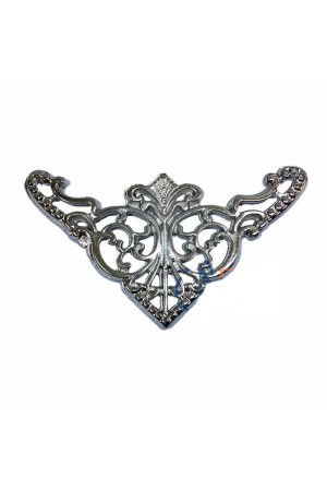 Dekoratif Köşe Süsü, Köşelik - Büyük, 31x55mm, Nikel, 100 Adet Dekoratif Köşe Süsü, Köşelik - Büyük, 31x55mm, Nikel, 100 Adet