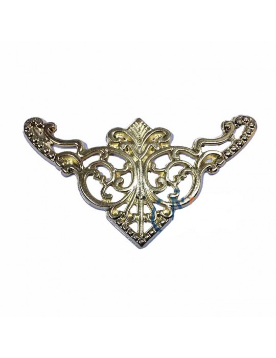 Dekoratif Köşe Süsü, Köşelik - Büyük, 31x55mm, Sarı, 1 Adet