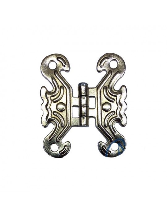 Dekoratif Sac Menteşe - Küçük, Nikel, 1 Adet